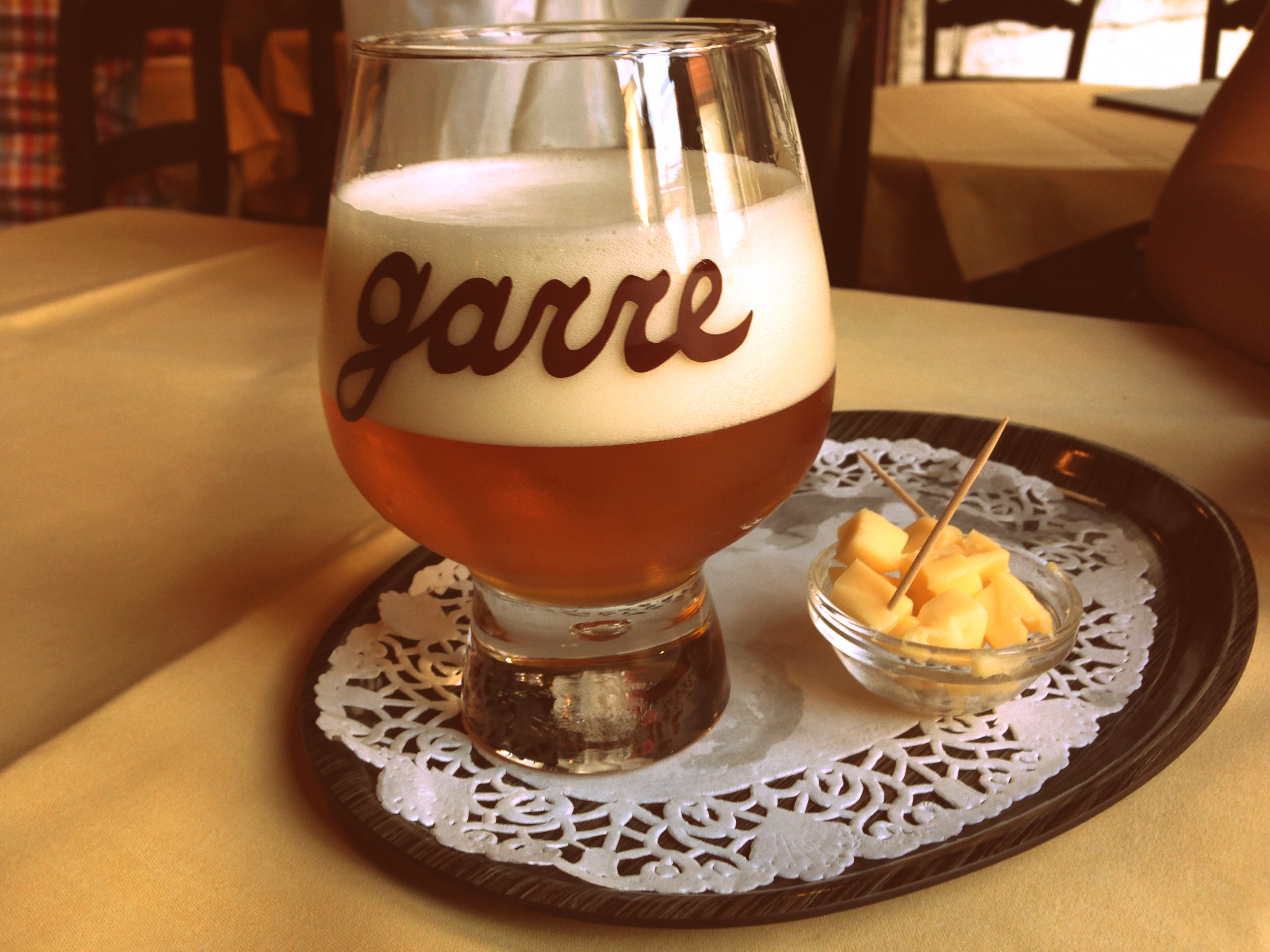 Garre, Bruges (the house bar, which isn't just found in Bruges, it's only found at this one bar--it was my second favorite)