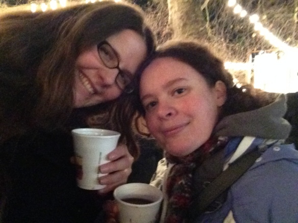 Mulled wine with Liz 